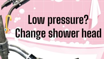 Low pressure shower head