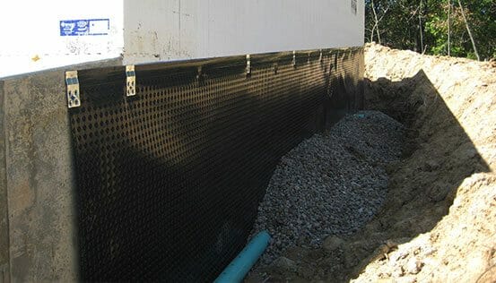 outside waterproofing foundation