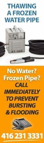 Toronto Frozen Pipe Repairs